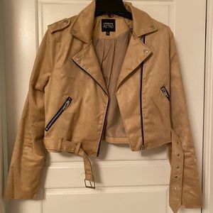 Forever21 Cropped Moto Jacket